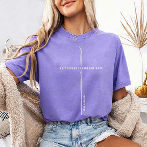 Motherhood Is Kingdom Work Wildflower T-Shirt