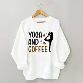 Yoga And Coffee Sweatshirt
