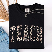 Comfort Colors Leopard Teacher T-Shirt