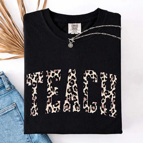Comfort Colors Leopard Teacher T-Shirt