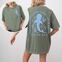 Whale Shark Beachy Coconut Girl T-Shirt