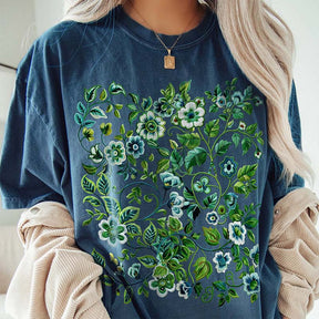 Pressed Flowers Comfort Colors T-Shirt