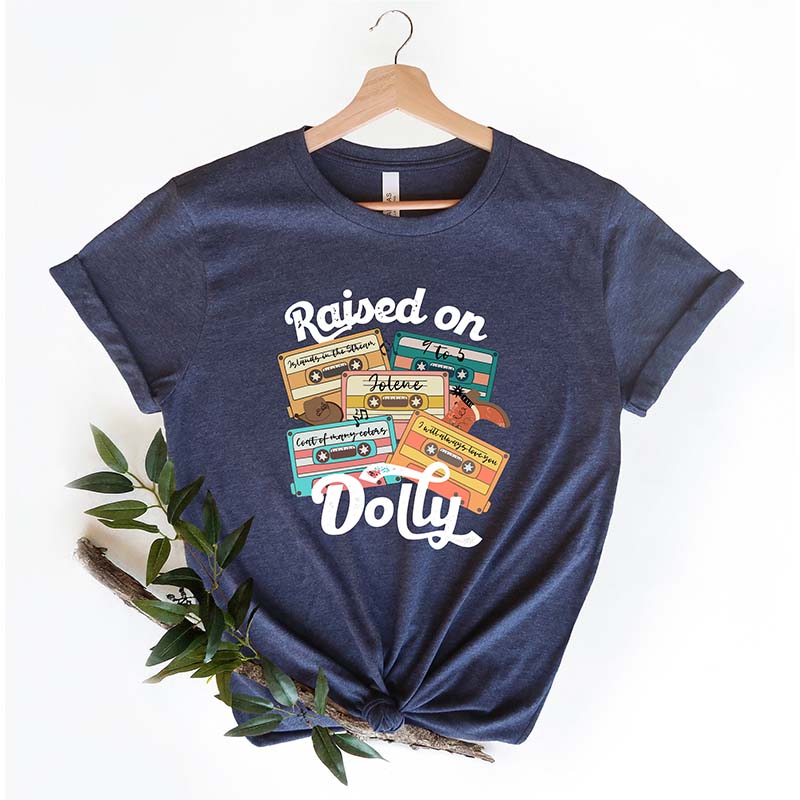 Retro Music Raised On Dolly T-Shirt
