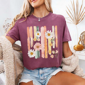 Floral Brushstroke T-Shirt