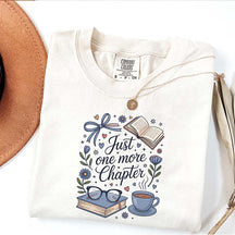 Just One More Chapter Book And Coffee T-Shirt
