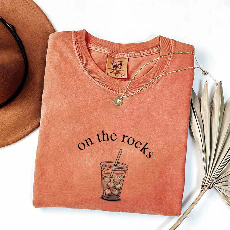 Trendy Coffee Lover On The Rocks T-Shirt
