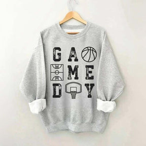 Retro Basketball Mom Game Day Sweatshirt