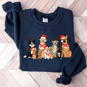 Christmas Dog Holiday Lover Sweatshirt