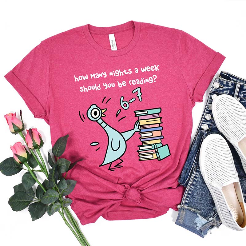 Pigeon 6-7 Reading T-Shirt
