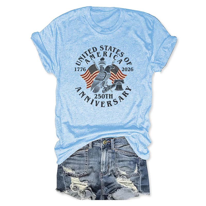 Usa 250th Anniversary Independence Day T-shirt