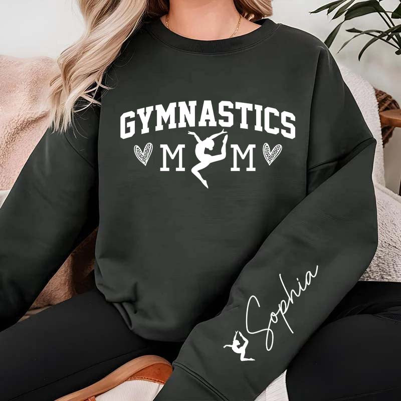 Personalized Gymnastics Mom Sweatshirt