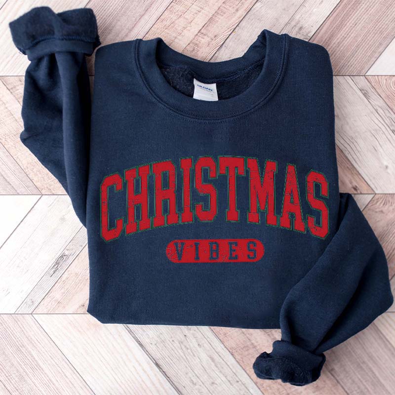 Retro Christmas Vibes Gift Sweatshirt