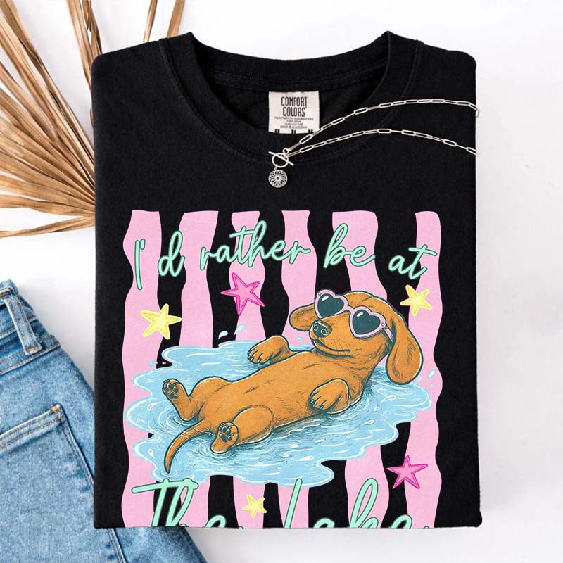 I'd Rather Be At The Lake T-Shirt