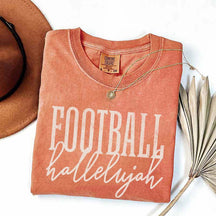 Distressed Retro Football Hallelujah T-Shirt