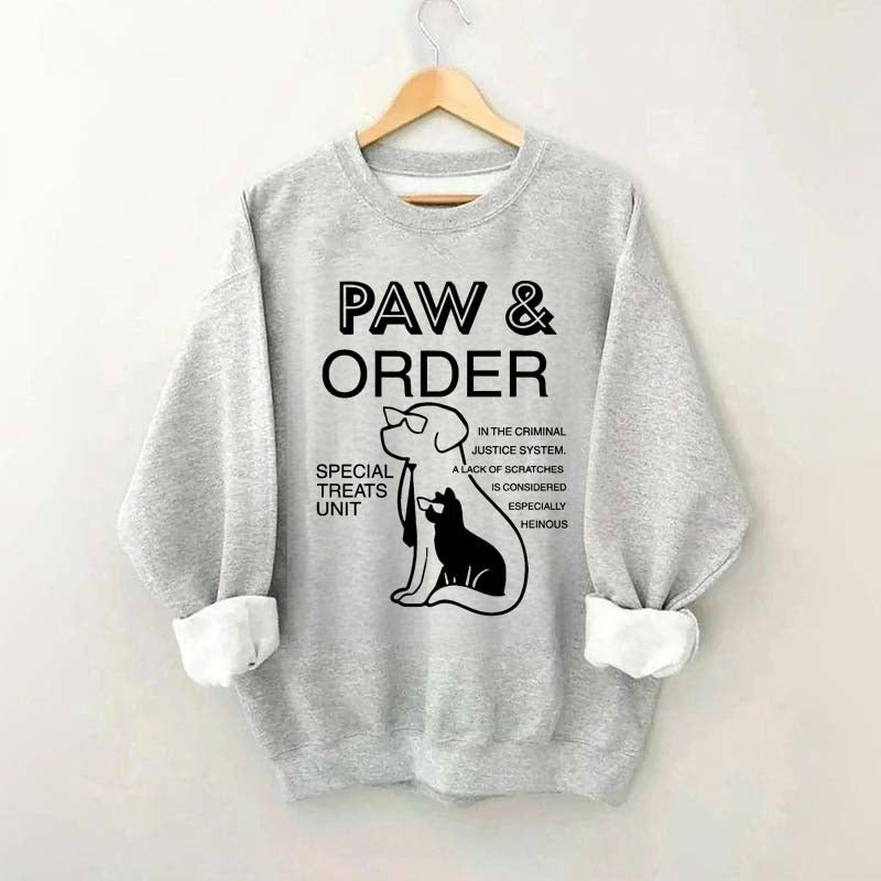 Paw And Order Fur Mama Sweatshirt