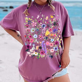 Vintage Floral Spring T-Shirt