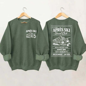 Custom Ski Club Bachelorette Sweatshirt