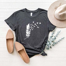 Feather Birds Lovers T-Shirt