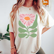 Boho Wildflowers Floral Nature Summer T-Shirt