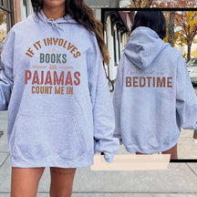 Books and Pajamas Hoodie