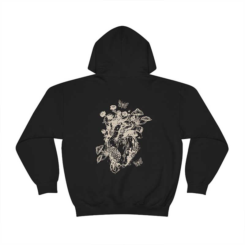 Fairy Grunge Cottagecore Mushroom Hoodie