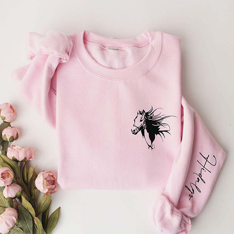 Custom Horse Lover Sweatshirt