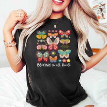 Be Kind To All Kinds Boho Floral T-Shirt