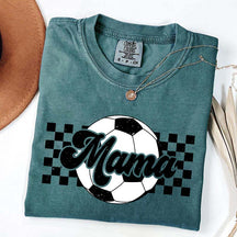 Checkered Mama Soccer Mama T-Shirt