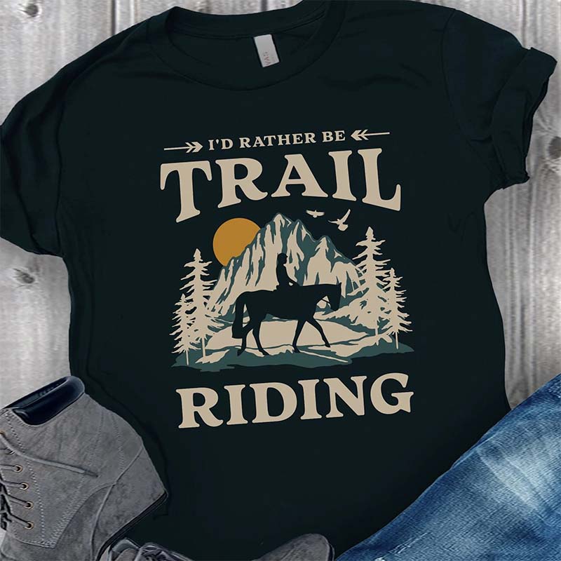 Trail Riding Horse Lover T-Shirt