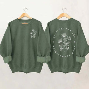 Wildflower Christian Sweatshirt | Lightweight Sweatshirt