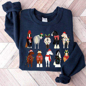 Horse Lover Animal Christmas Cute Sweatshirt