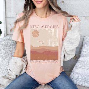 New Mercies Boho Religious T-Shirt