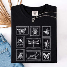 Insect Stamp Vintage Bug Lover T-Shirt