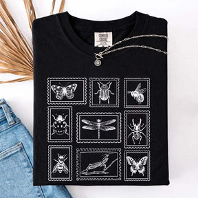 Insect Stamp Vintage Bug Lover T-Shirt