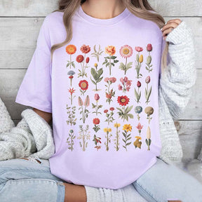 Colorful Garden Lover Wildflowers T-Shirt