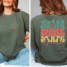 Retro Sun Shine State Of My Mind T-Shirt