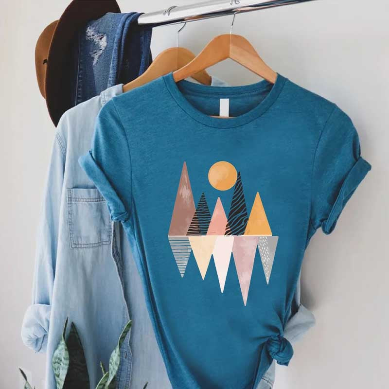 Geometric Minimalist Art T-Shirt
