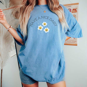 Have A Nice Daisy Happy Face T-Shirt