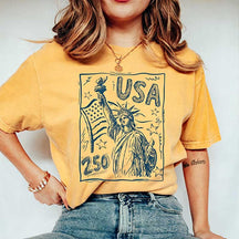 Statue of Liberty USA 250 Vintage America T-Shirt