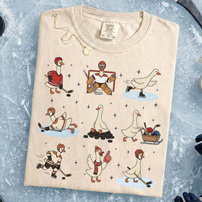 Silly Goose Hockey Winter Sports T-Shirt
