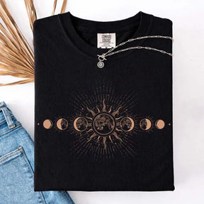 Celestial Comfort Colors Moon T-Shirt