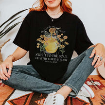 Kind Words Are Like Honey Vintage Bible Verse T-Shirt