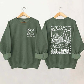 Group Cabin Camping Trip Sweatshirt