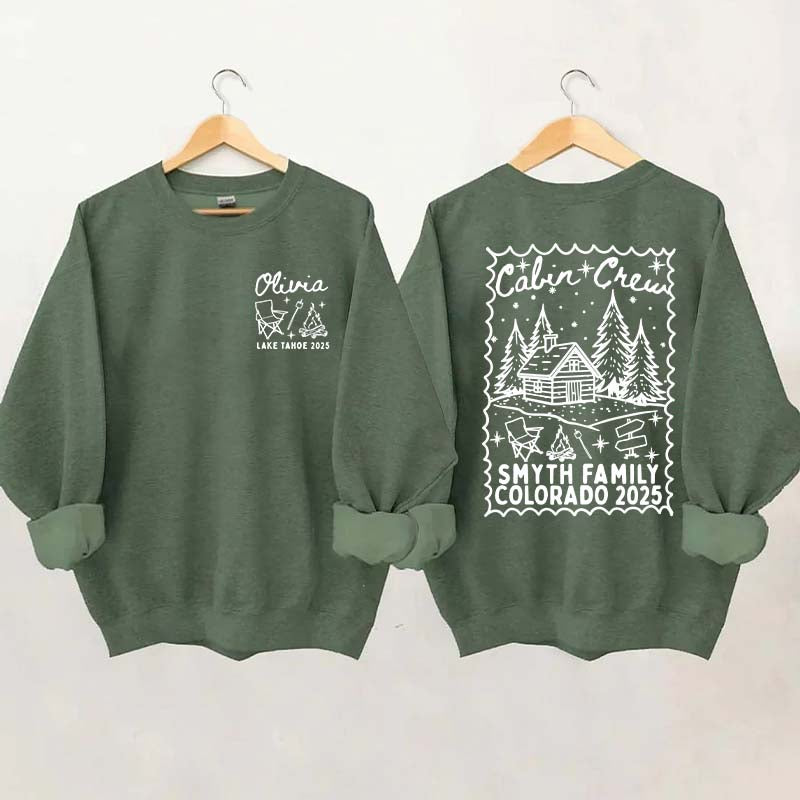 Group Cabin Camping Trip Sweatshirt