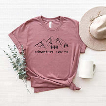 Adventure Awaits Mountain Outdoor Lover T-Shirt