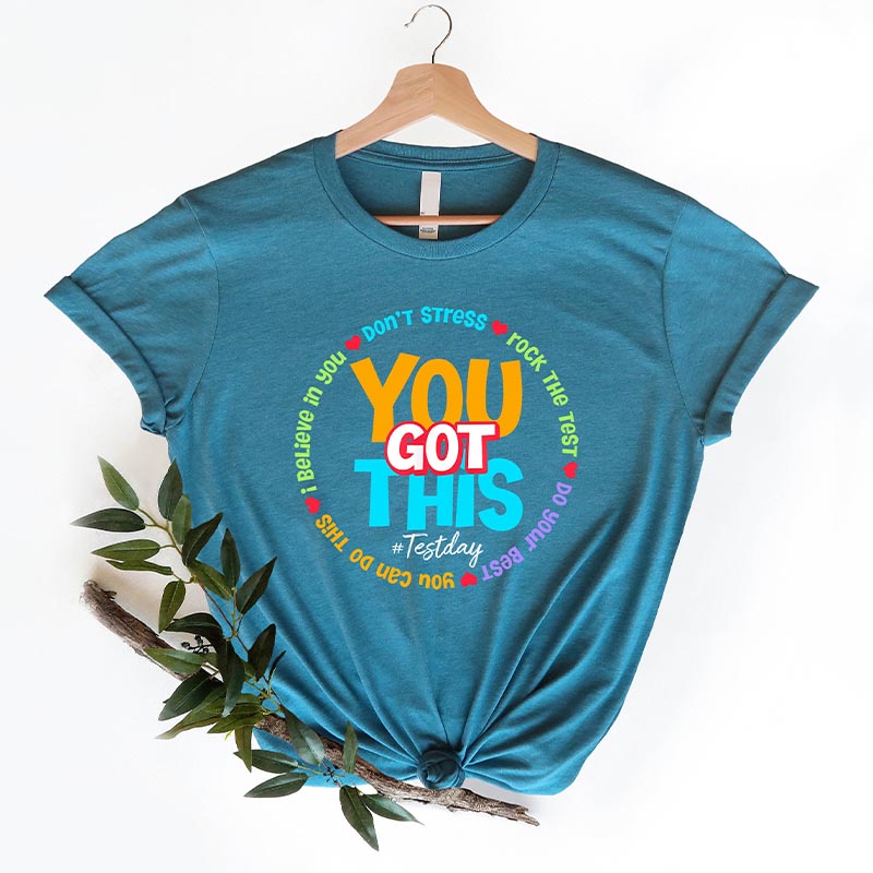 You Got This Test Day Boho Teacher T-Shirt