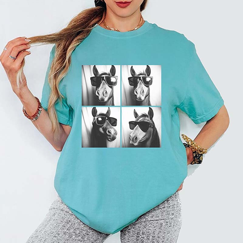 Horse with Sunglasses T-Shirt