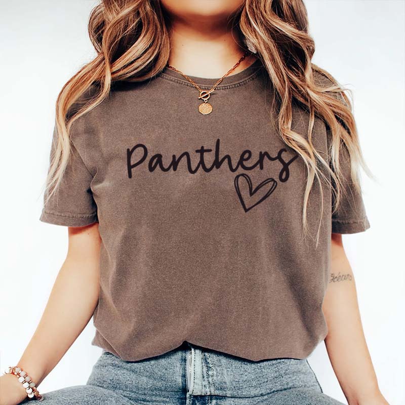 Custom Team Name with Heart T-Shirt