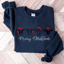 Cow Lover Farm Christmas Gifts Sweatshirt