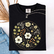 Wildflower Vintage Floral Ring T-Shirt
